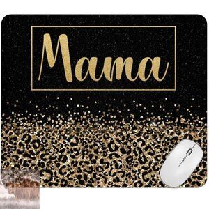 Mama Black Non Slip Custom Mouse Pad